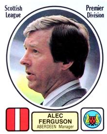 1981-82 Panini Football 82 (UK) #415 Alex Ferguson Front