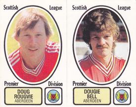 1981-82 Panini Football 82 (UK) #418 Doug Rougvie / Dougie Bell Front