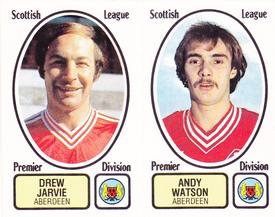 1981-82 Panini Football 82 (UK) #419 Drew Jarvie / Andy Watson Front