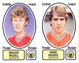 1981-82 Panini Football 82 (UK) #421 Walker McCall / Mark McGhee Front