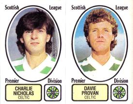 1981-82 Panini Football 82 (UK) #438 Charlie Nicholas / Davie Provan Front