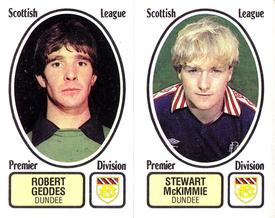 1981-82 Panini Football 82 (UK) #443 Robert Geddes / Stewart McKimmie Front