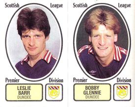 1981-82 Panini Football 82 (UK) #444 Leslie Barr / Bobby Glennie Front