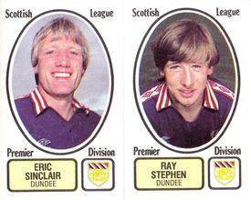 1981-82 Panini Football 82 (UK) #448 Eric Sinclair / Ray Stephen Front
