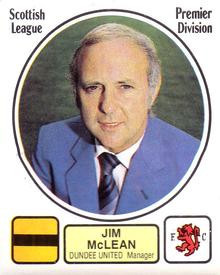 1981-82 Panini Football 82 (UK) #451 Jim McLean Front