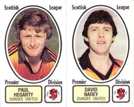 1981-82 Panini Football 82 (UK) #453 Paul Hegarty / David Narey Front