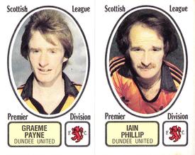 1981-82 Panini Football 82 (UK) #455 Graeme Payne / Iain Phillip Front