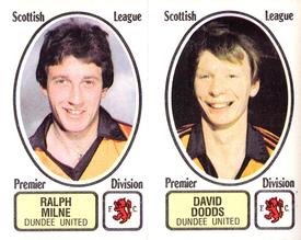 1981-82 Panini Football 82 (UK) #457 Ralph Milne / David Dodds Front
