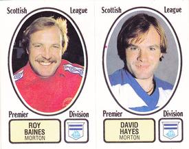 1981-82 Panini Football 82 (UK) #470 Roy Baines / David Hayes Front