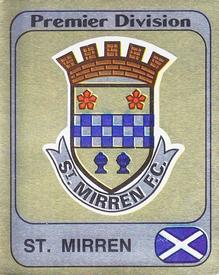1981-82 Panini Football 82 (UK) #494 St. Mirren Club Badge Front