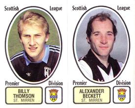 1981-82 Panini Football 82 (UK) #497 Billy Thomson / Alexander Beckett Front