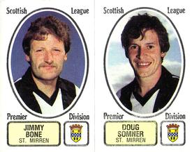 1981-82 Panini Football 82 (UK) #502 Jimmy Bone / Doug Somner Front