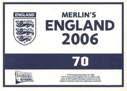 2006 Merlin England #70 Ledley King Back