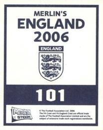 2006 Merlin England #101 Peter Crouch Back