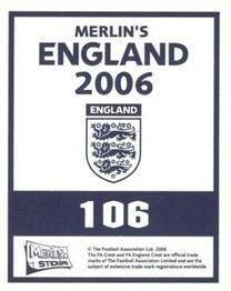 2006 Merlin England #106 Jermain Defoe Back