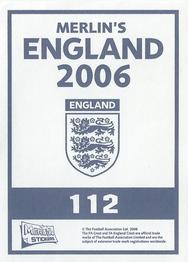 2006 Merlin England #112 Wayne Rooney Back