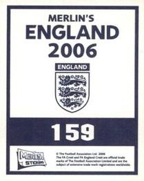 2006 Merlin England #159 Gary Neville Back