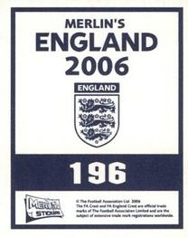 2006 Merlin England #196 Joe Cole Back
