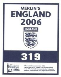 2006 Merlin England #319 Samuel Kuffour Back
