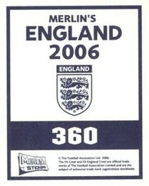 2006 Merlin England #360 Robert Kovac Back