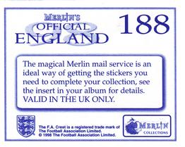 1998 Merlin Official England #188 John Collins / David Hopkin Back
