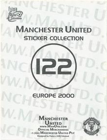 2000 Futera Europe 2000 Manchester United #122 Teddy Sheringham Back