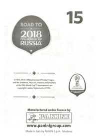 2017 Panini Road To 2018 FIFA World Cup Stickers #15 Christian Benteke Back