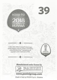 2017 Panini Road To 2018 FIFA World Cup Stickers #39 Jiri Skalak Back
