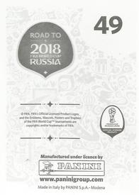 2017 Panini Road To 2018 FIFA World Cup Stickers #49 Joe Hart Back