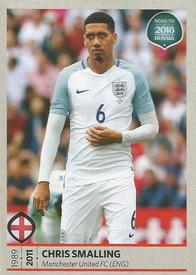 2017 Panini Road To 2018 FIFA World Cup Stickers #51 Chris Smalling Front