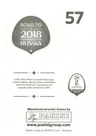 2017 Panini Road To 2018 FIFA World Cup Stickers #57 Jordan Henderson Back