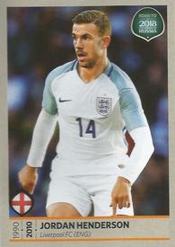 2017 Panini Road To 2018 FIFA World Cup Stickers #57 Jordan Henderson Front
