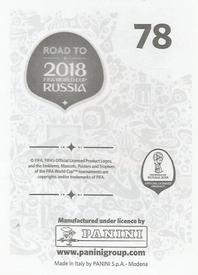 2017 Panini Road To 2018 FIFA World Cup Stickers #78 Vitolo Back
