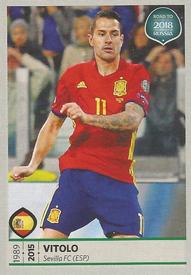 2017 Panini Road To 2018 FIFA World Cup Stickers #78 Vitolo Front