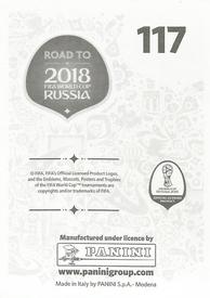 2017 Panini Road To 2018 FIFA World Cup Stickers #117 Kyriakos Papadopoulos Back