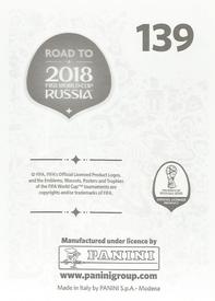 2017 Panini Road To 2018 FIFA World Cup Stickers #139 Alessandro Florenzi Back
