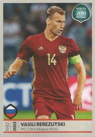 2017 Panini Road To 2018 FIFA World Cup Stickers #178 Vasili Berezutski Front