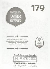 2017 Panini Road To 2018 FIFA World Cup Stickers #179 Fedor Kudryashov Back