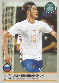 2017 Panini Road To 2018 FIFA World Cup Stickers #188 Aleksei Miranchuk Front