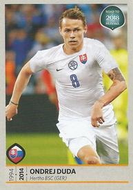 2017 Panini Road To 2018 FIFA World Cup Stickers #237 Ondrej Duda Front