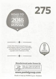 2017 Panini Road To 2018 FIFA World Cup Stickers #275 Nicolas Otamendi Back