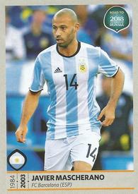 2017 Panini Road To 2018 FIFA World Cup Stickers #280 Javier Mascherano Front