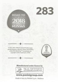 2017 Panini Road To 2018 FIFA World Cup Stickers #283 Nicolas Gaitan Back