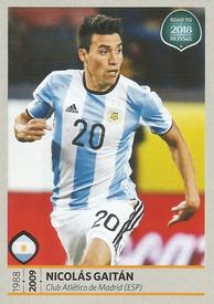 2017 Panini Road To 2018 FIFA World Cup Stickers #283 Nicolas Gaitan Front