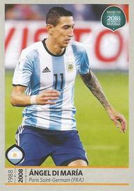 2017 Panini Road To 2018 FIFA World Cup Stickers #284 Angel di Maria Front