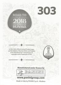 2017 Panini Road To 2018 FIFA World Cup Stickers #303 Yasmani Duk Back