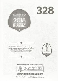 2017 Panini Road To 2018 FIFA World Cup Stickers #328 Jose Fuenzalida Back