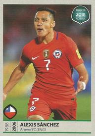 2017 Panini Road To 2018 FIFA World Cup Stickers #335 Alexis Sanchez Front