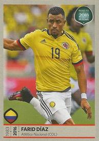 2017 Panini Road To 2018 FIFA World Cup Stickers #342 Farid Diaz Front