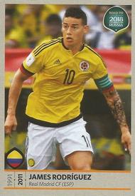 2017 Panini Road To 2018 FIFA World Cup Stickers #348 James Rodriguez Front
